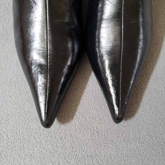 Jeffrey Campbell Sindee Boots in Black Size 8.5 JCAM-WZ1687 Kitten Heels - Picture 14 of 14